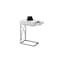 Monarch Specialties Accent Table - Chrome Metal / Glossy White With A Drawer I 3170 - alternate 1